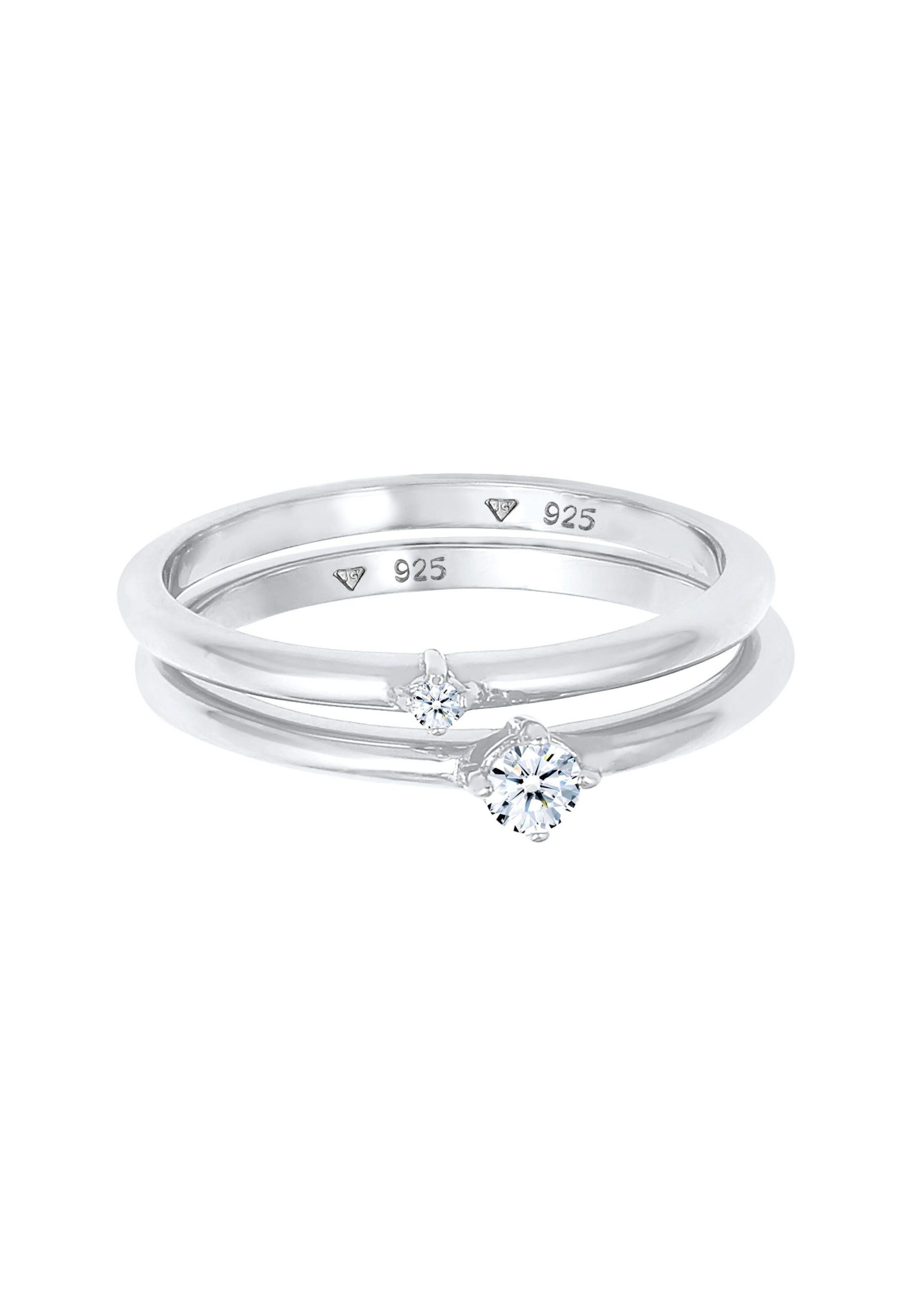 Elli DIAMONDS Sieraden set in Zilver