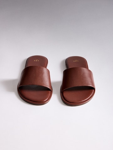 The Set Mules in Brown