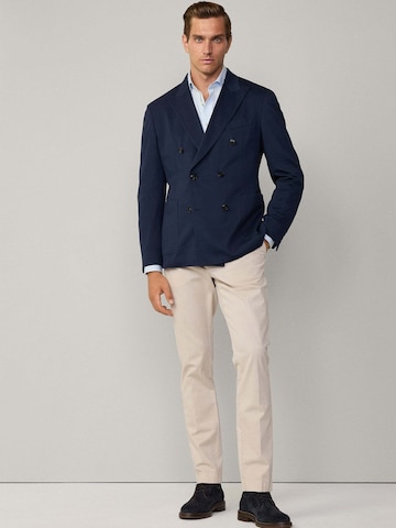 Hackett London Regular Fit Sakko 'Peak' in Blau: Vorderseite