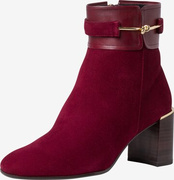 TAMARIS Ankle Boots in Red: front