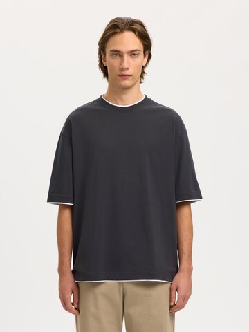 SELECTED Shirt in Grey: front
