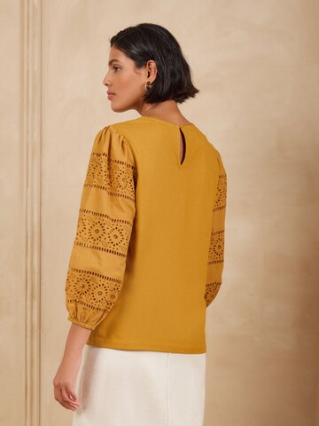 Camicia da donna di love & roses in giallo