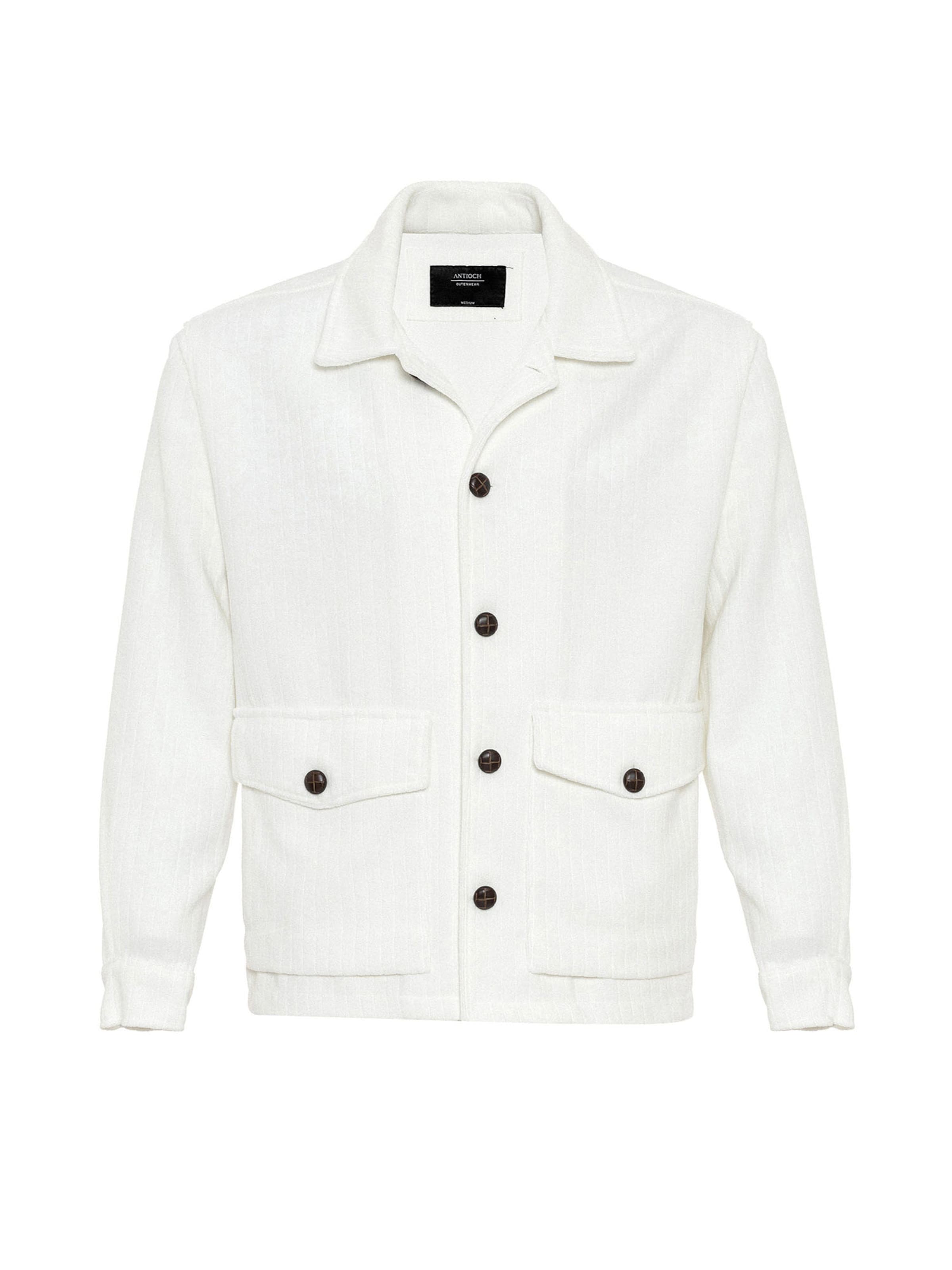 Antioch Демисезонное пальто в Белый: спереди