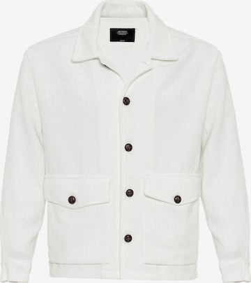 Antioch Ανοιξιάτικο και φθινοπωρινό παλτό σε λευκό: μπροστά