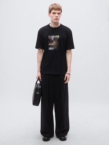 HUGO T-Shirt 'Doreston' in Schwarz