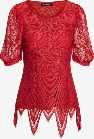 Ana Alcazar Bluse 'Cafyl' in Red: front
