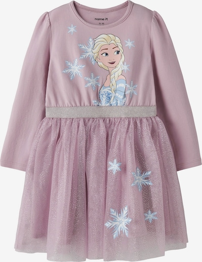 NAME IT Mekko 'NMFOsimi Frozen' koossa 92 värissä beige / vaaleansininen / laventeli / valkoinen, Tuotenäkymä