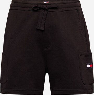 Tommy Jeans Regular Shorts in Schwarz: predná strana