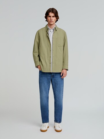 Scalpers Regular fit Button Up Shirt 'New Oxford' in Green: front