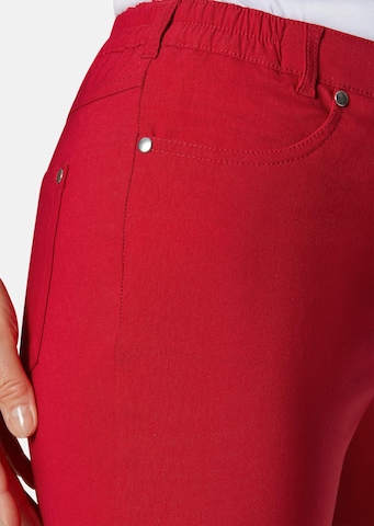 Goldner Skinny Broek 'Carla' in Rood