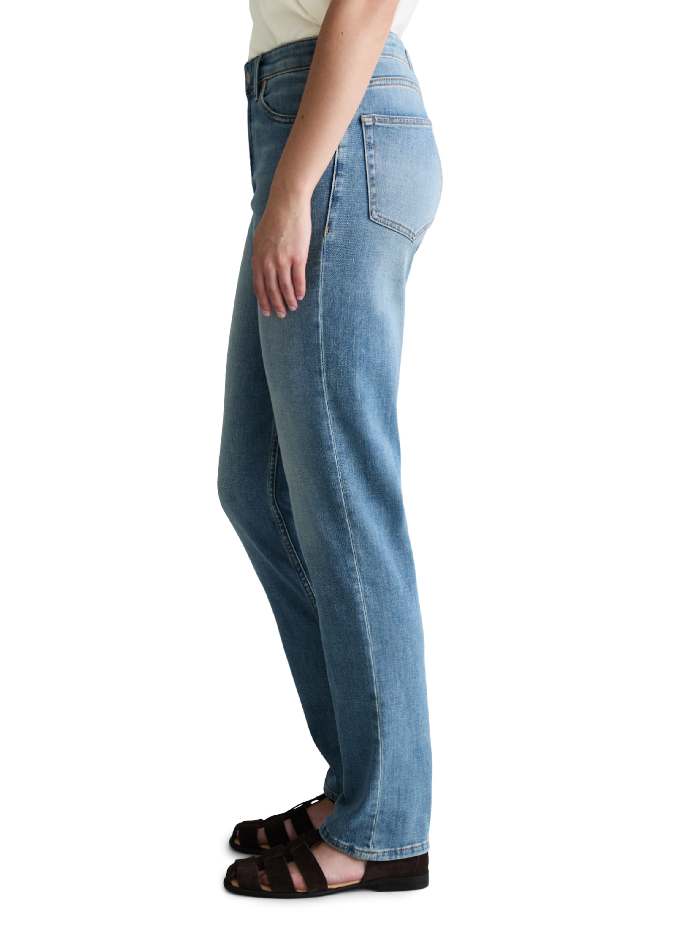 Marc O'Polo DENIM Regular Jeans 'Olina' in Blauw