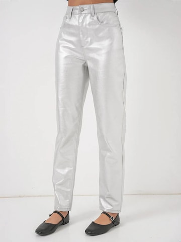 Coupe slim Pantalon Bigdart en argent