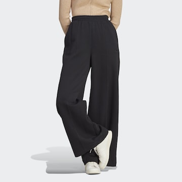 Wide leg Pantaloni 'Premium Essentials' de la ADIDAS ORIGINALS pe negru
