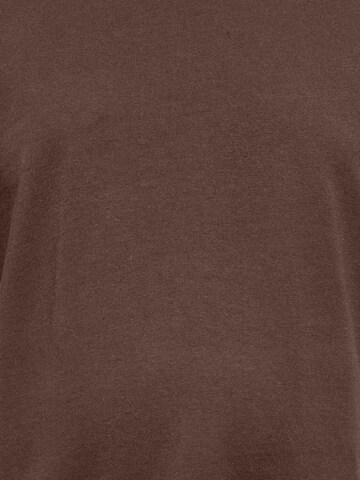 Only Maternity T-Shirt 'OLMCast' in Braun