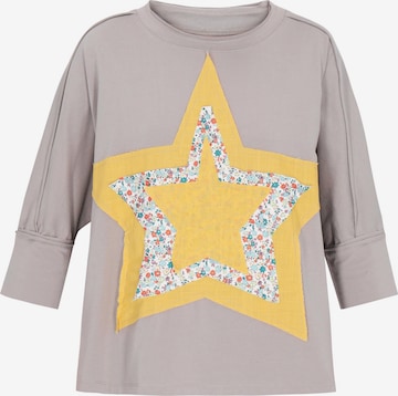 T-shirt MIMO en beige : devant