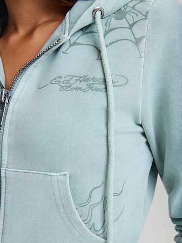 Ed Hardy Суичъри с качулка в зелено