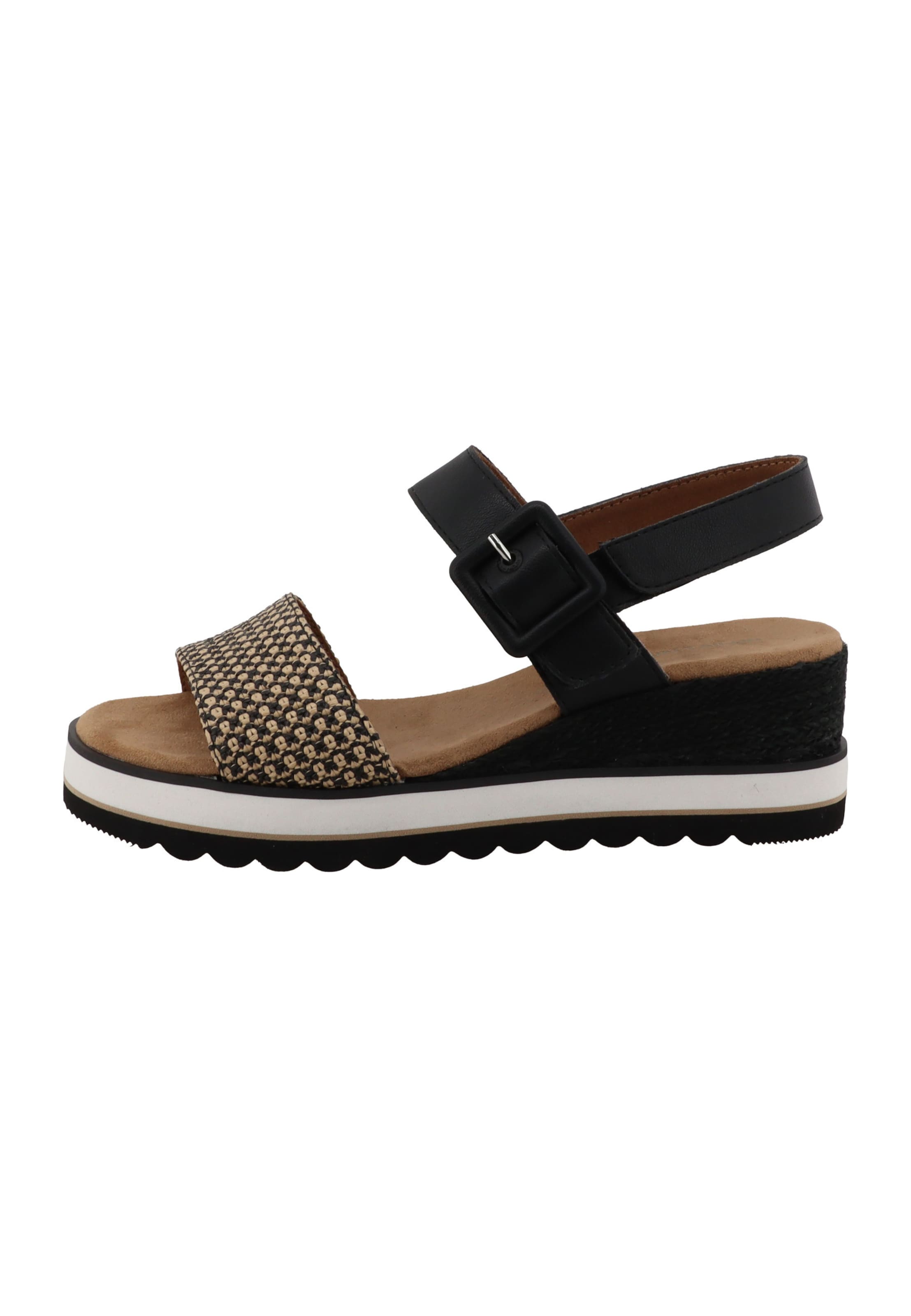 TOM TAILOR Sandale in Schwarz