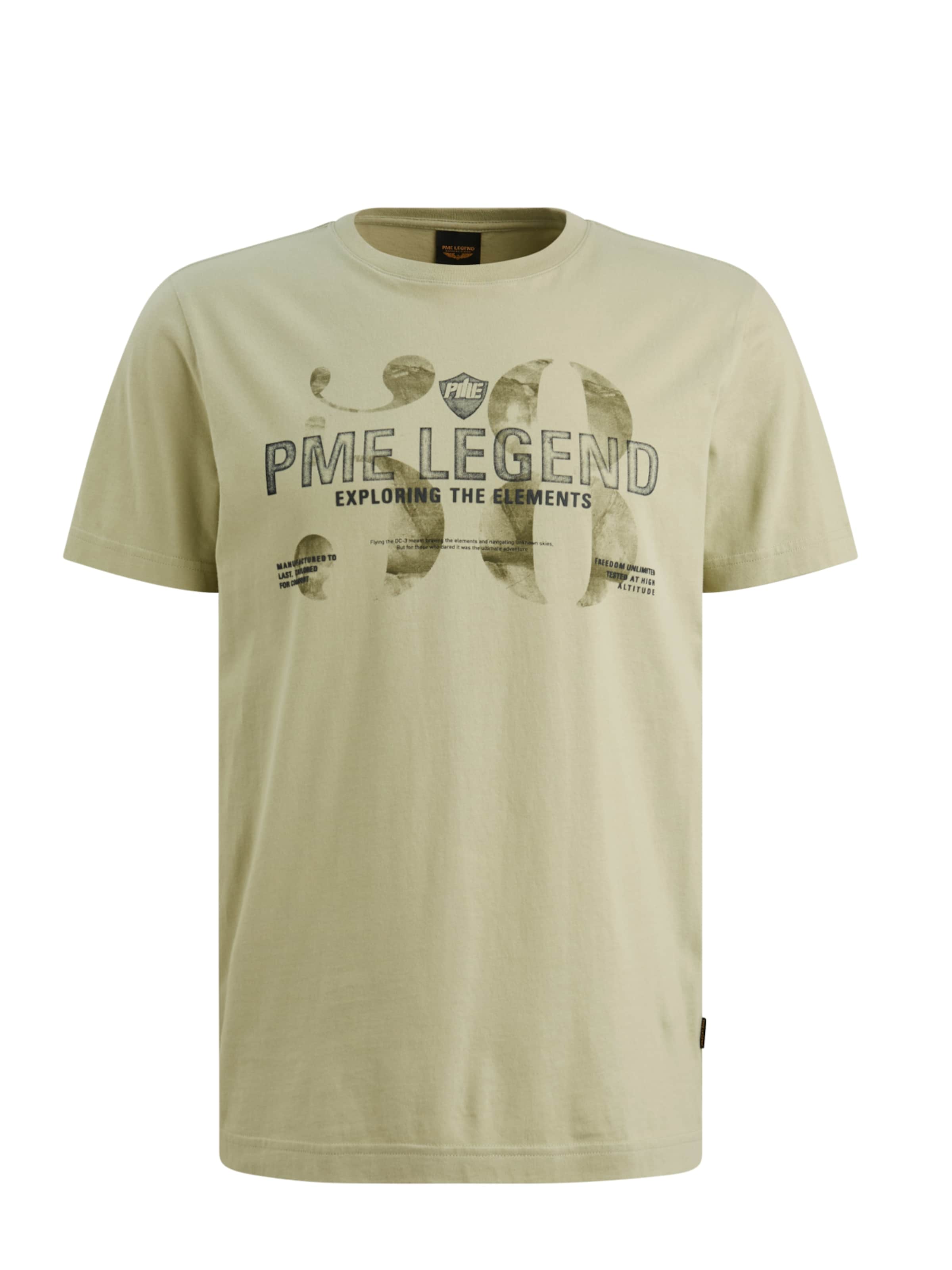 Pme-Legend Shirt 'PME Legend - Heren t-shirt' in Green: front