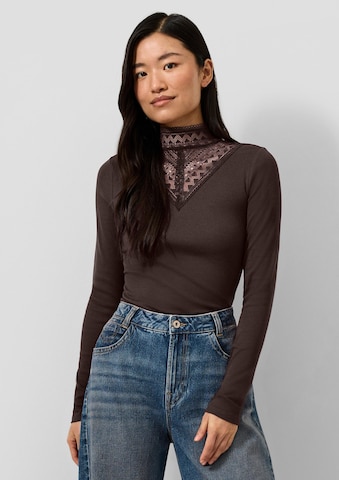 QS Shirt in Brown: front