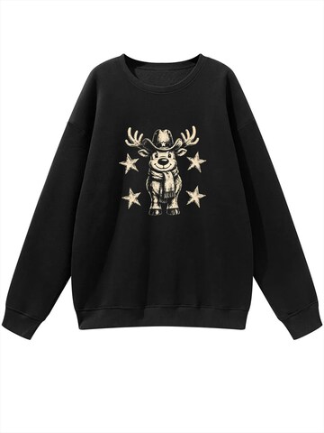 GORHEY Sweatshirt in Zwart