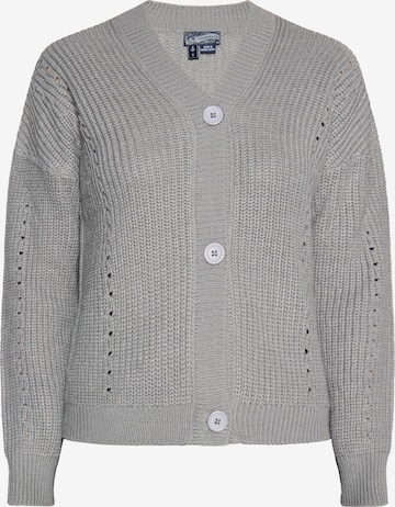 Cardigan DreiMaster Vintage en gris : devant