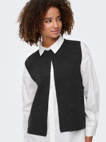 ONLY Knitted vest 'ONLAnneli' in Grey