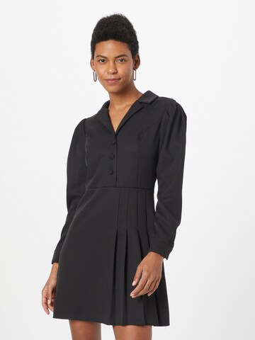 TrendyolKošulja haljina - crna boja: prednji dio