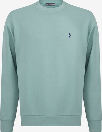 žalia Jacey Quinn Megztinis be užsegimo: priekis