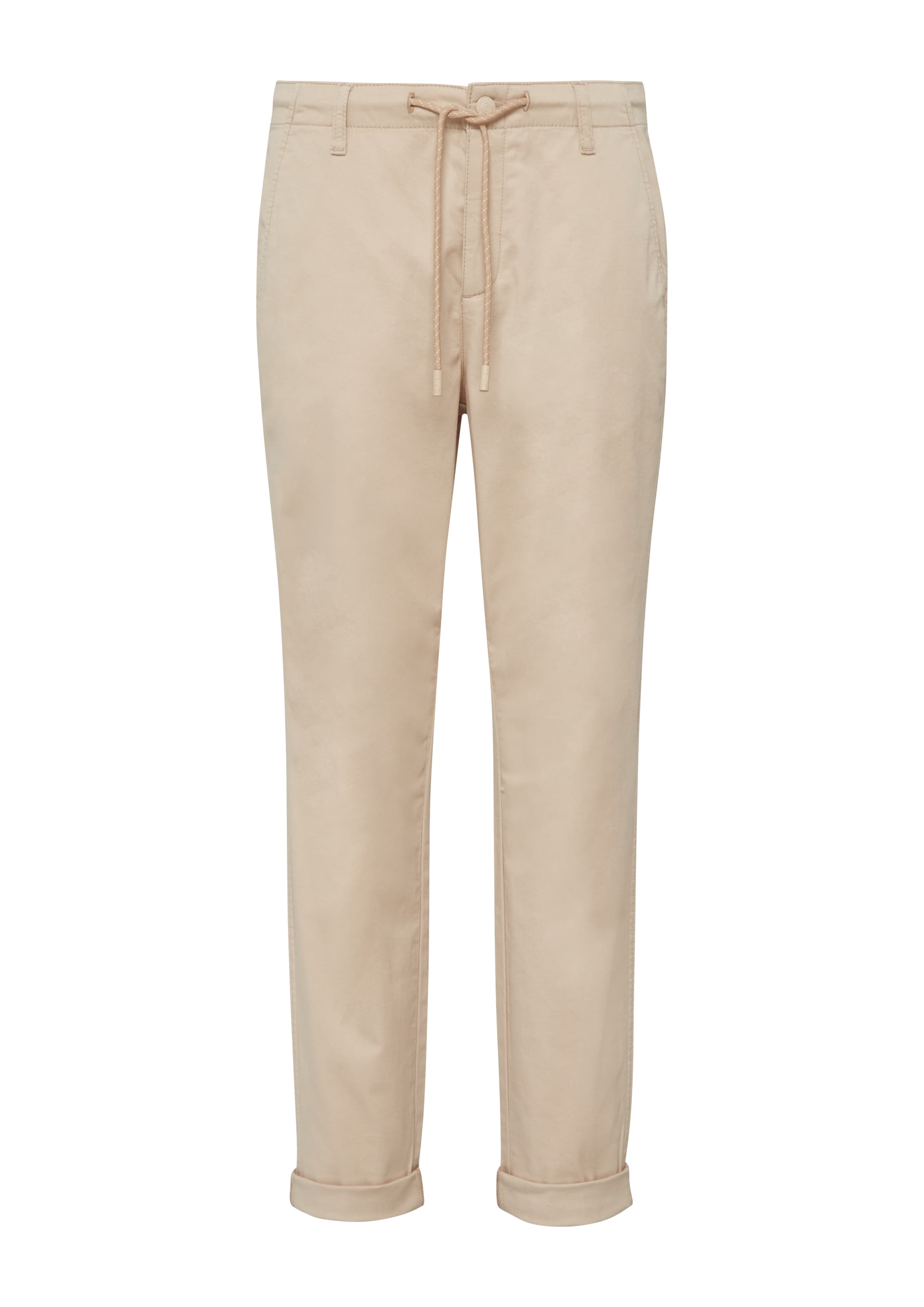 COMMA Slimfit Hlače | bež barva: sprednja stran