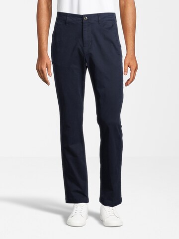 Coupe slim Pantalon chino AÉROPOSTALE en bleu : devant