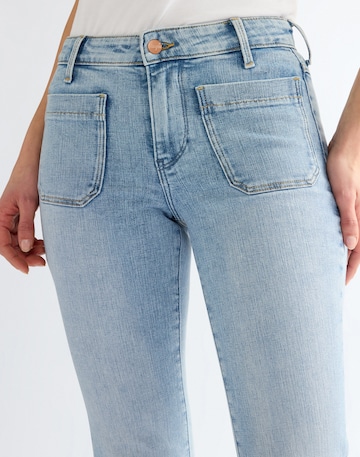 évasé Jean 'FLARE' WRANGLER en bleu