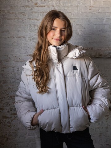 Looxs Revolution Winterjas in Beige: voorkant