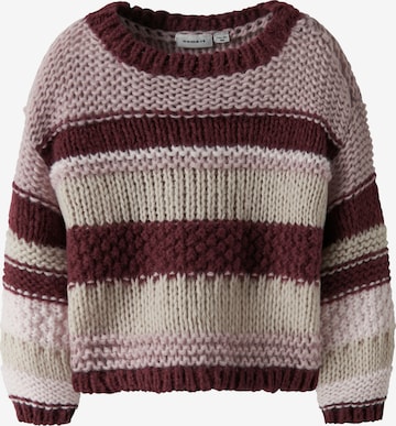 raudona NAME IT Megztinis 'NMFOLINE': priekis