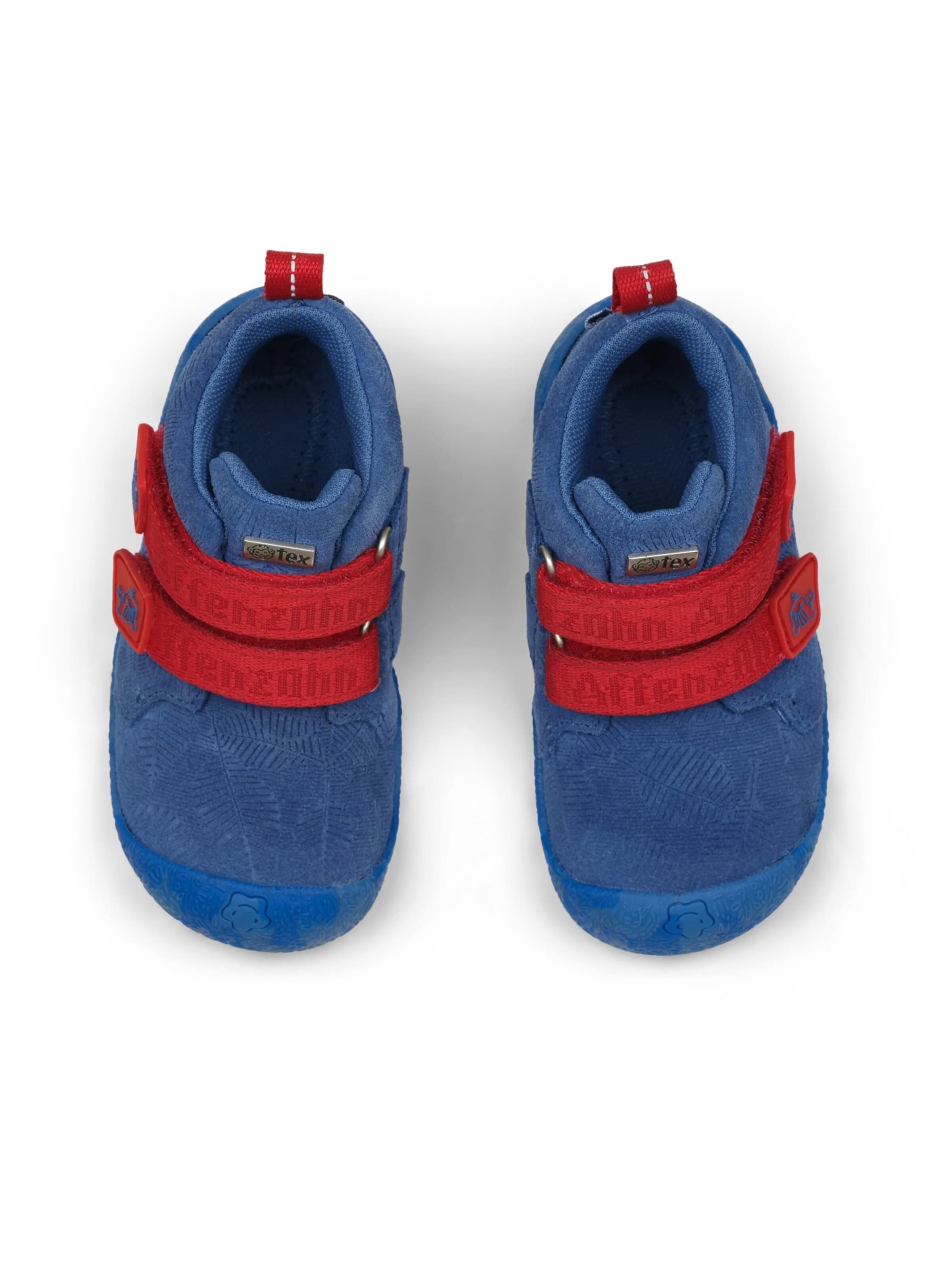 Affenzahn First-Step Shoes 'Lauflernschuh Leder Talky' in Blue