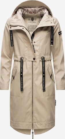 NAVAHOO Tussenparka ' Josinaa ' in Beige: voorkant