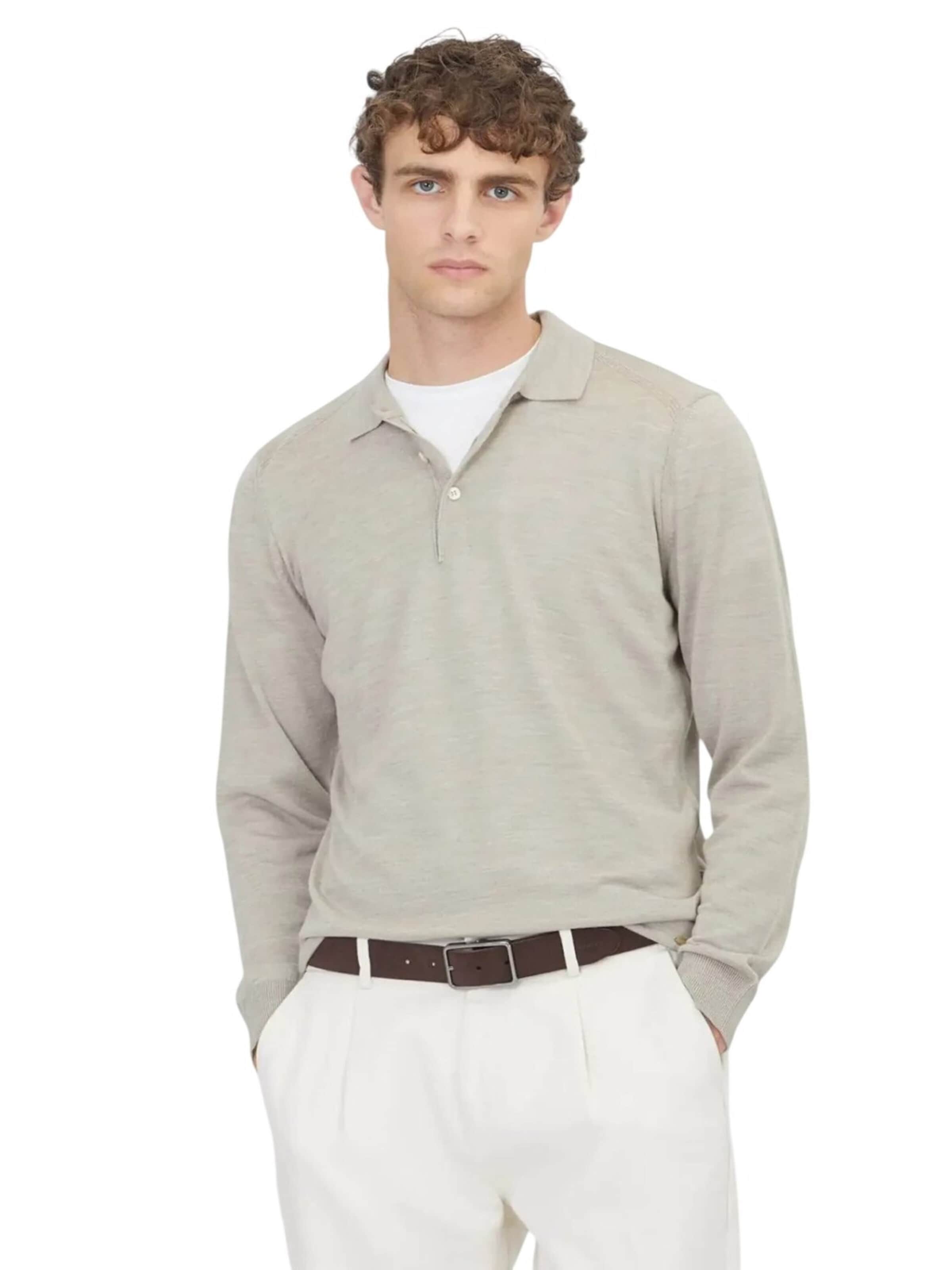 Ramsey Knit cardigan in Grey