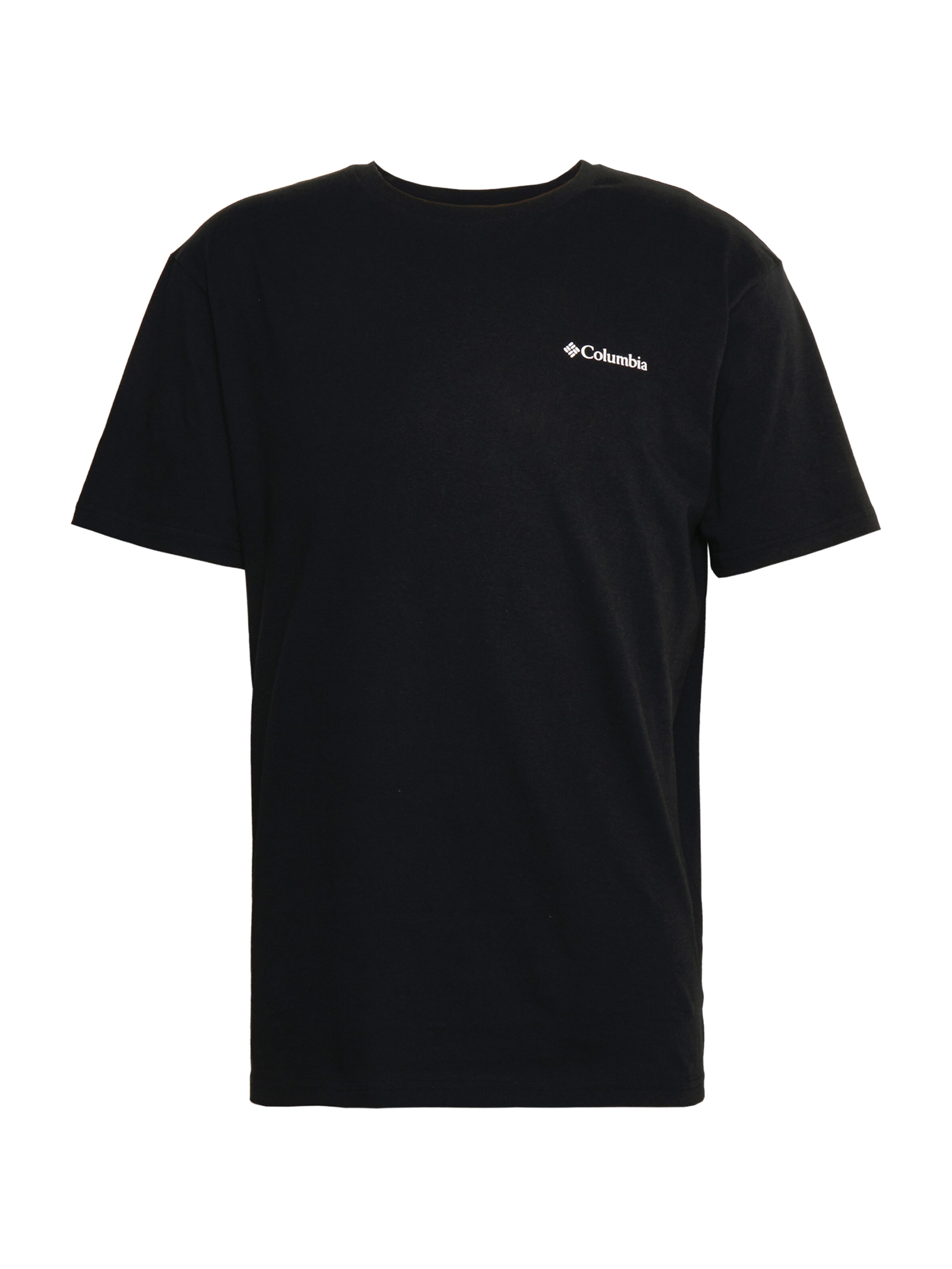 COLUMBIA Funkcionalna majica 'North Cascades™' | črna barva: sprednja stran