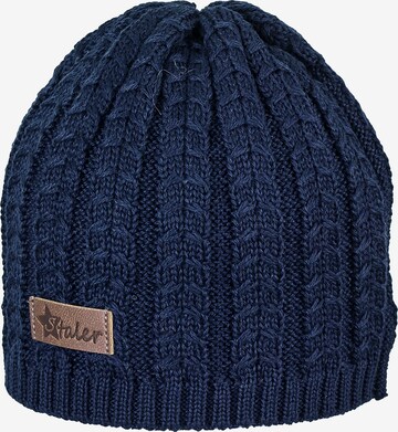 STERNTALER Beanie in Blue: front