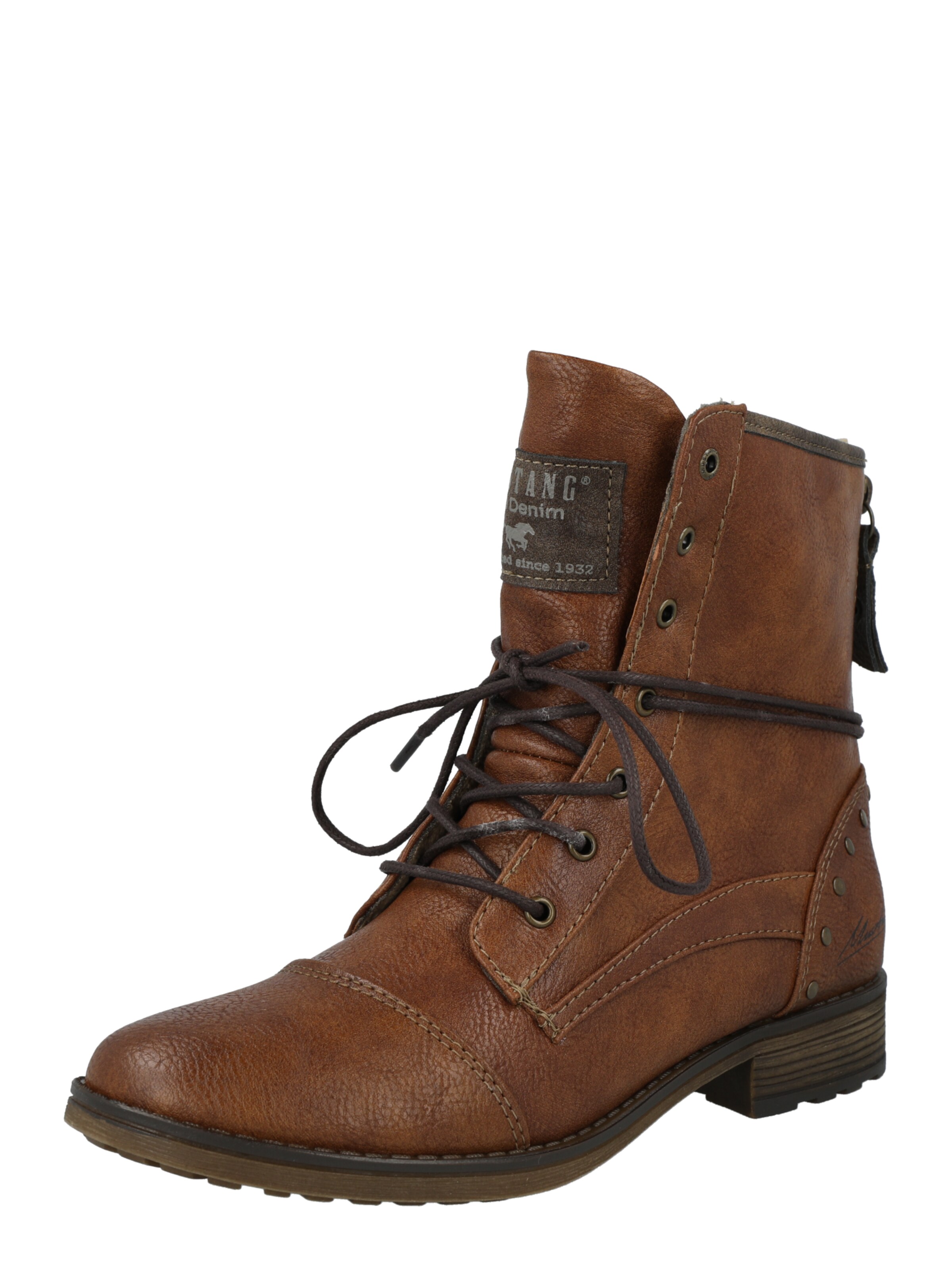 MUSTANG Veterlaarsjes in Bruin: voorkant