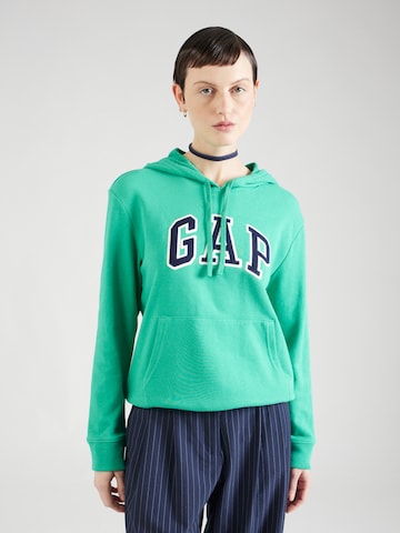 GAPSweater majica 'HERITAGE' - zelena boja: prednji dio