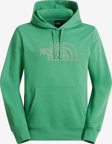 THE NORTH FACESweater majica - zelena boja: prednji dio