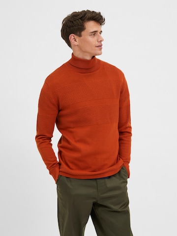 SELECTED HOMME - Pullover 'Maine' em laranja: frente
