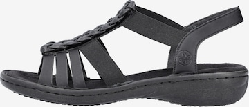 Rieker Sandal i svart