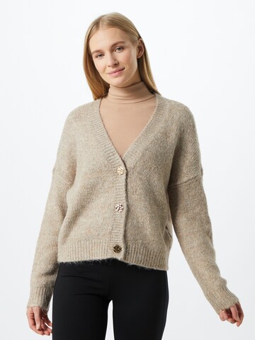 ONLY Knit Cardigan 'ZOEY' in Beige: front