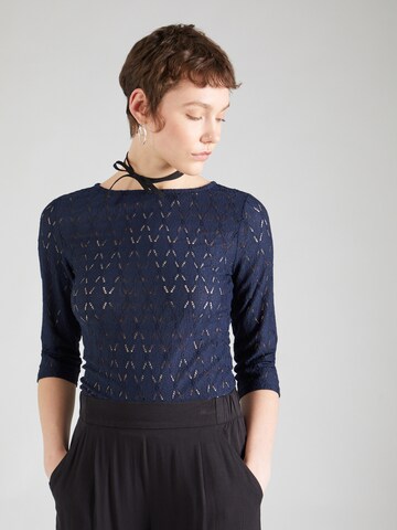 VILA Shirt 'KARLA' in Blauw: voorkant