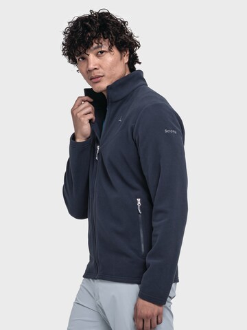 Schöffel Athletic fleece jacket ' Hiking Fleece Jk Style Qutang ' in Blue