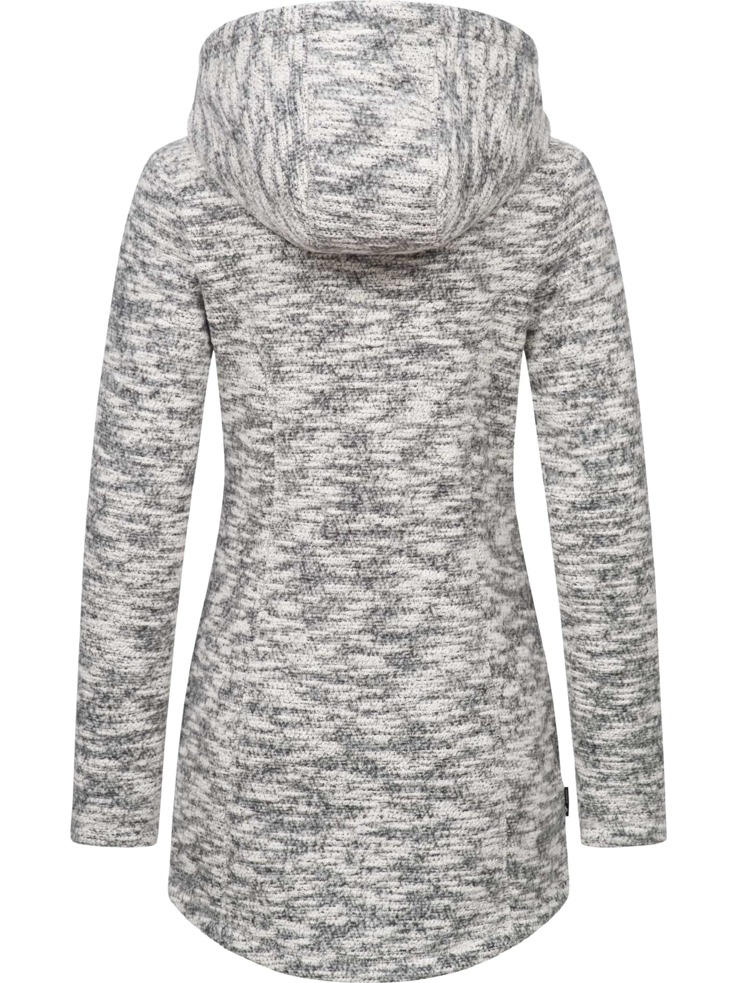 Geacă tricotată 'Lyshka' de la Ragwear pe gri