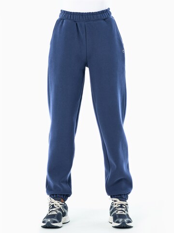 Organication Tapered Pants in Blue: front