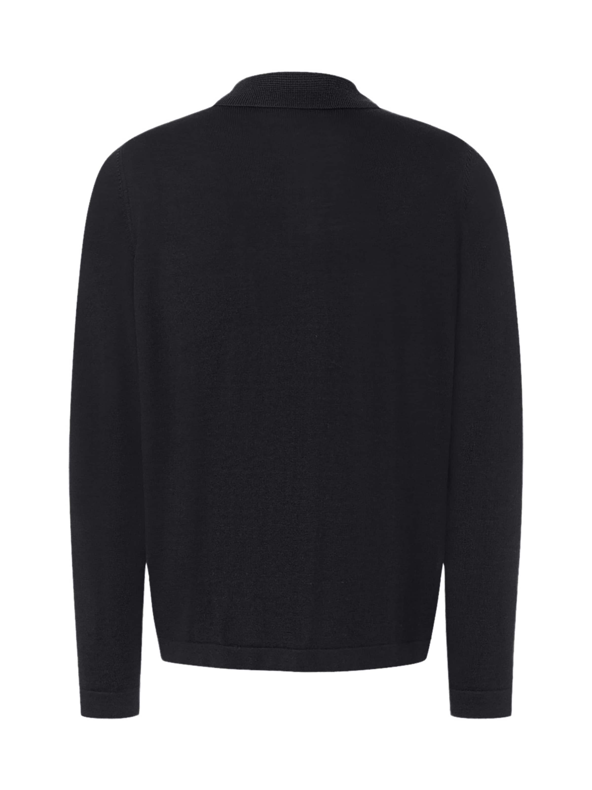 Vestes en maille MAERZ Muenchen en noir : derrière