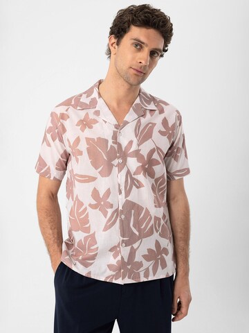 Fit confort Chemise Antioch en marron